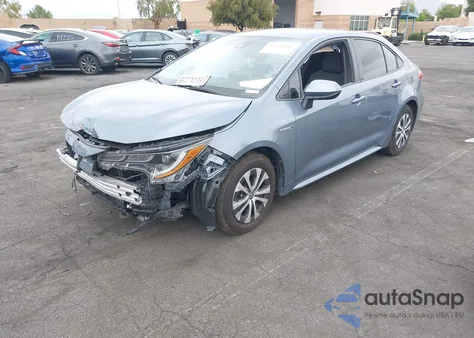 2021 Toyota Corolla Hybrid Le z USA, uszkodzony, nr VIN JTDEAMDE7MJ020682